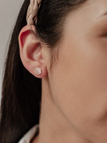 Hey Happiness Earrings 'Flower Of life' in Gold