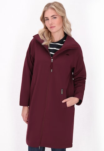 Manteau fonctionnel Schmuddelwedda en rouge : devant