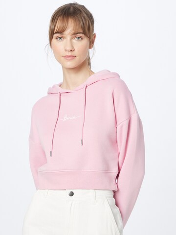 BENCH Sweatshirt 'AMERIE' in Roze: voorkant