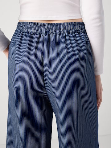 Lollys Laundry Wide Leg Hose in Blau