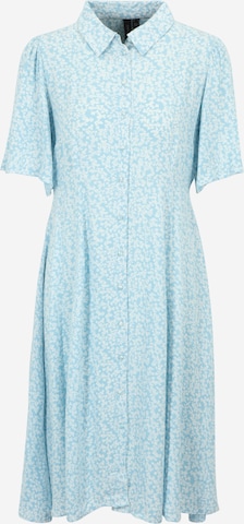 Y.A.S Petite Shirt Dress in Blue: front