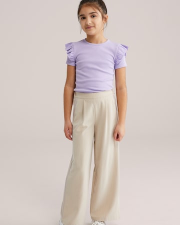 WE Fashion Тениска 'Meisjes' в лилав