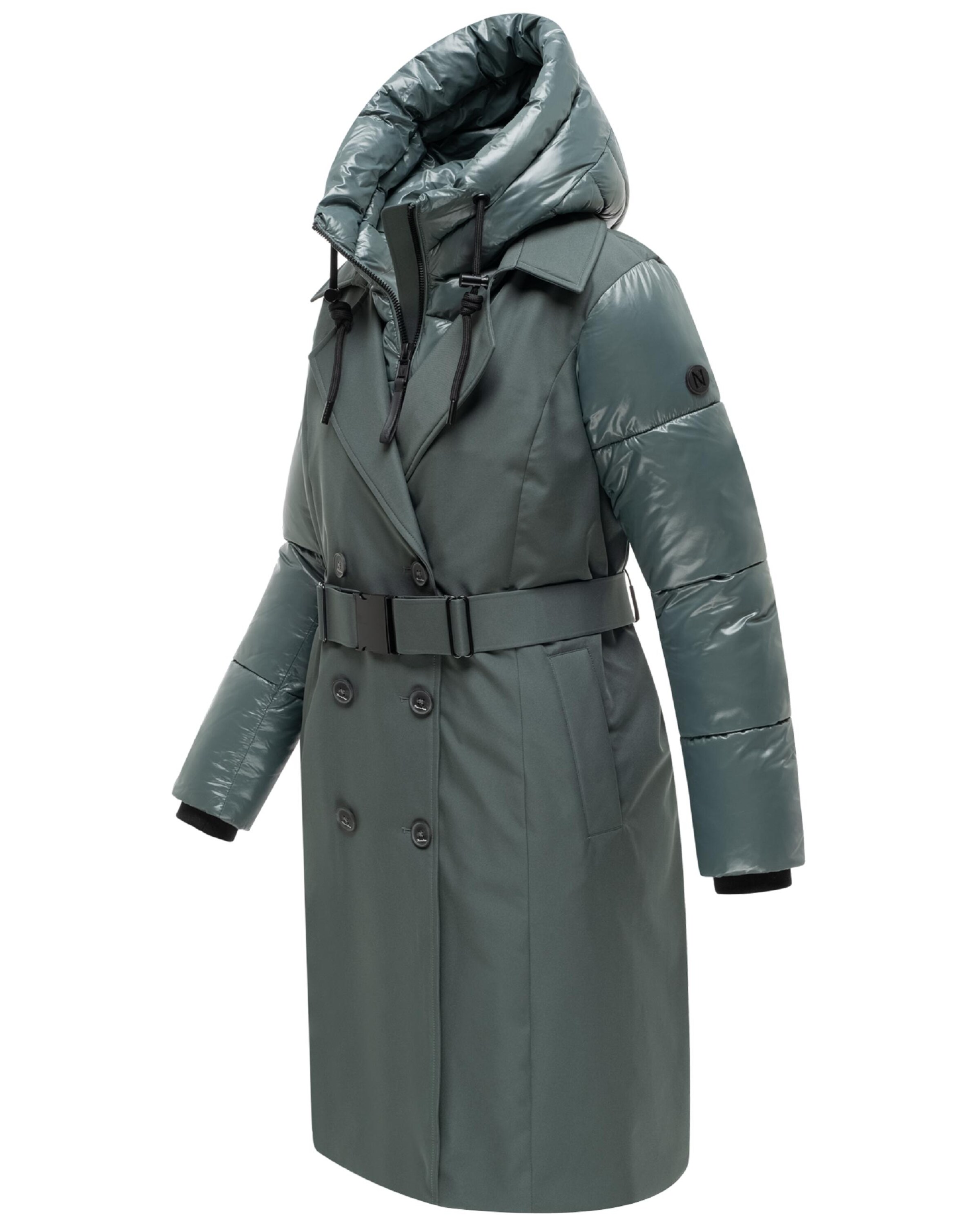 NAVAHOO Winter coat 'City-Glow 14' in Green