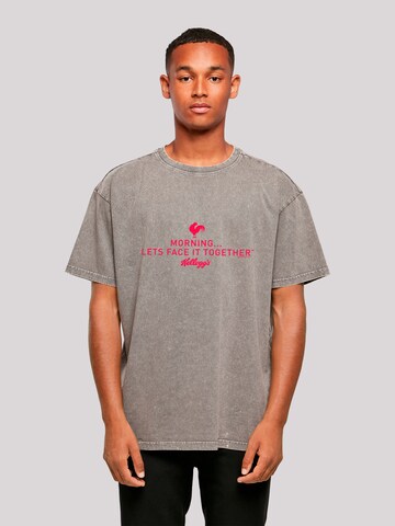 T-Shirt F4NT4STIC en gris : devant
