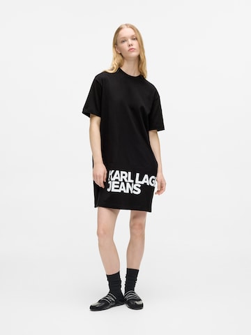 KARL LAGERFELD JEANS - Vestido em preto: frente