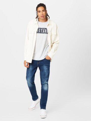 MUSTANG T-Shirt 'Alex' in Blau