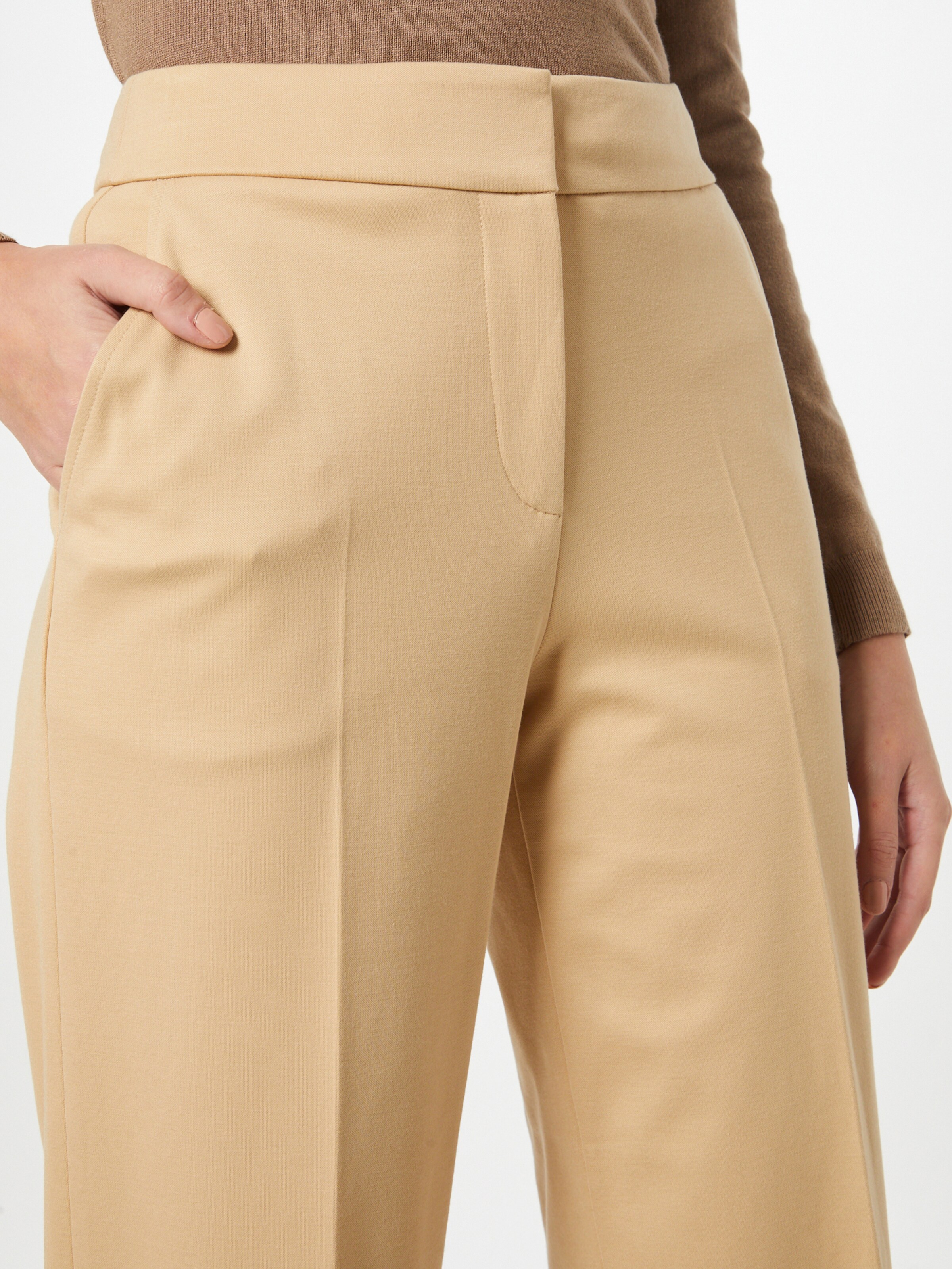 Occasions spéciales Pantalon à plis Punto di Roma Esprit Collection en Camel 