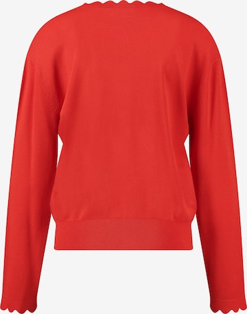 GERRY WEBER Knit Cardigan in Red