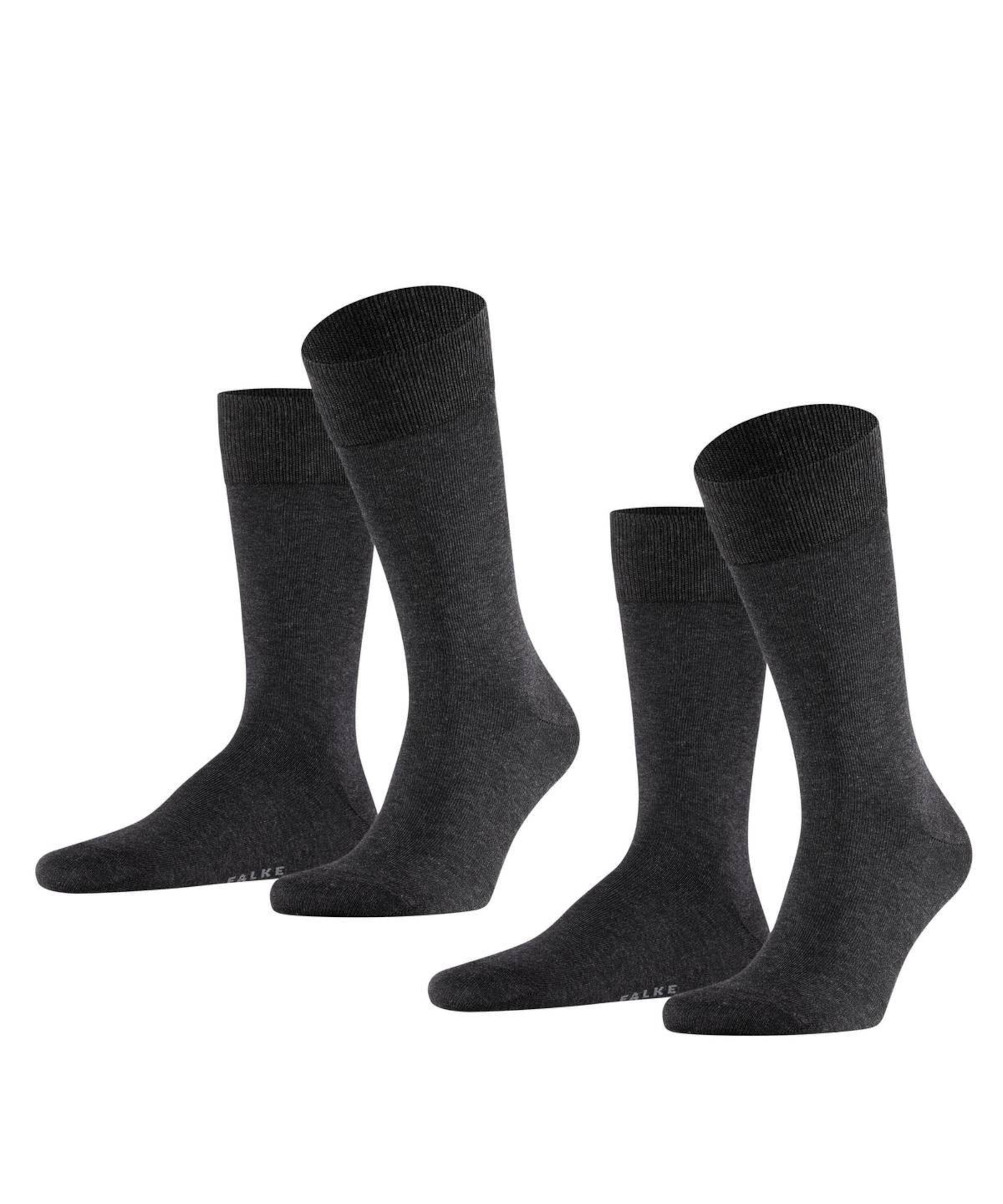 FALKE Socks 'Happy' in Grey: front