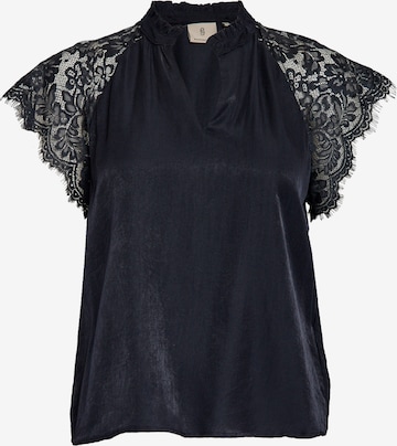 Peppercorn Blouse 'Kia' in Zwart: voorkant