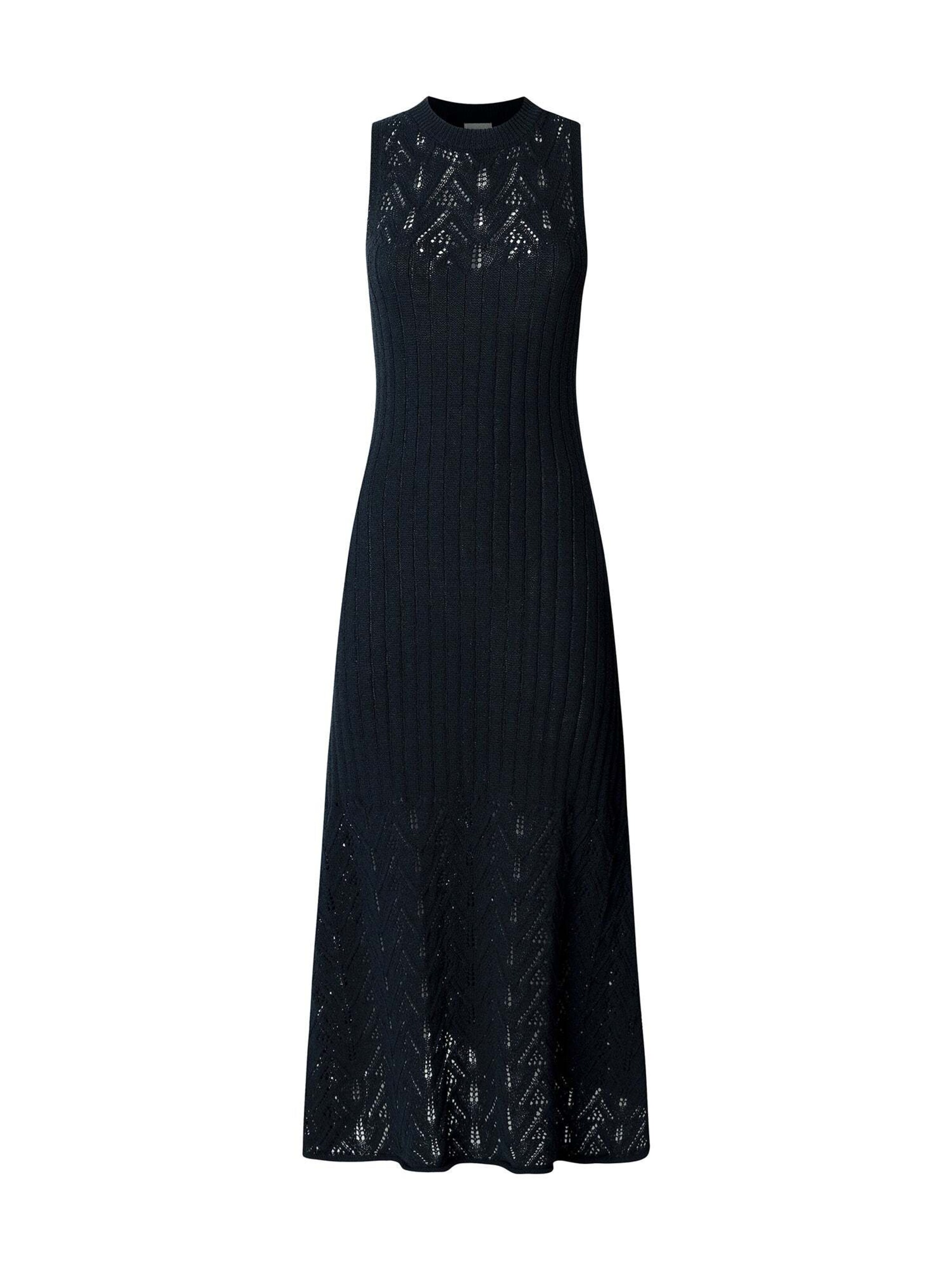 Pepe Jeans Robes en maille 'KENIA' en bleu foncé, Vue avec produit