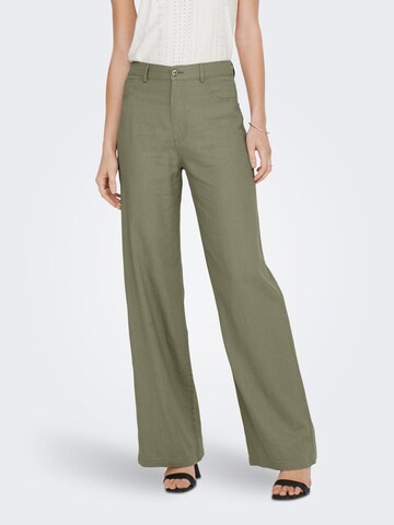 Wide Leg Pantalon ONLY en gris : devant