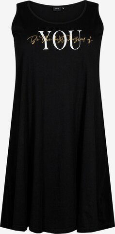 Zizzi Dress 'Mira' in Black: front