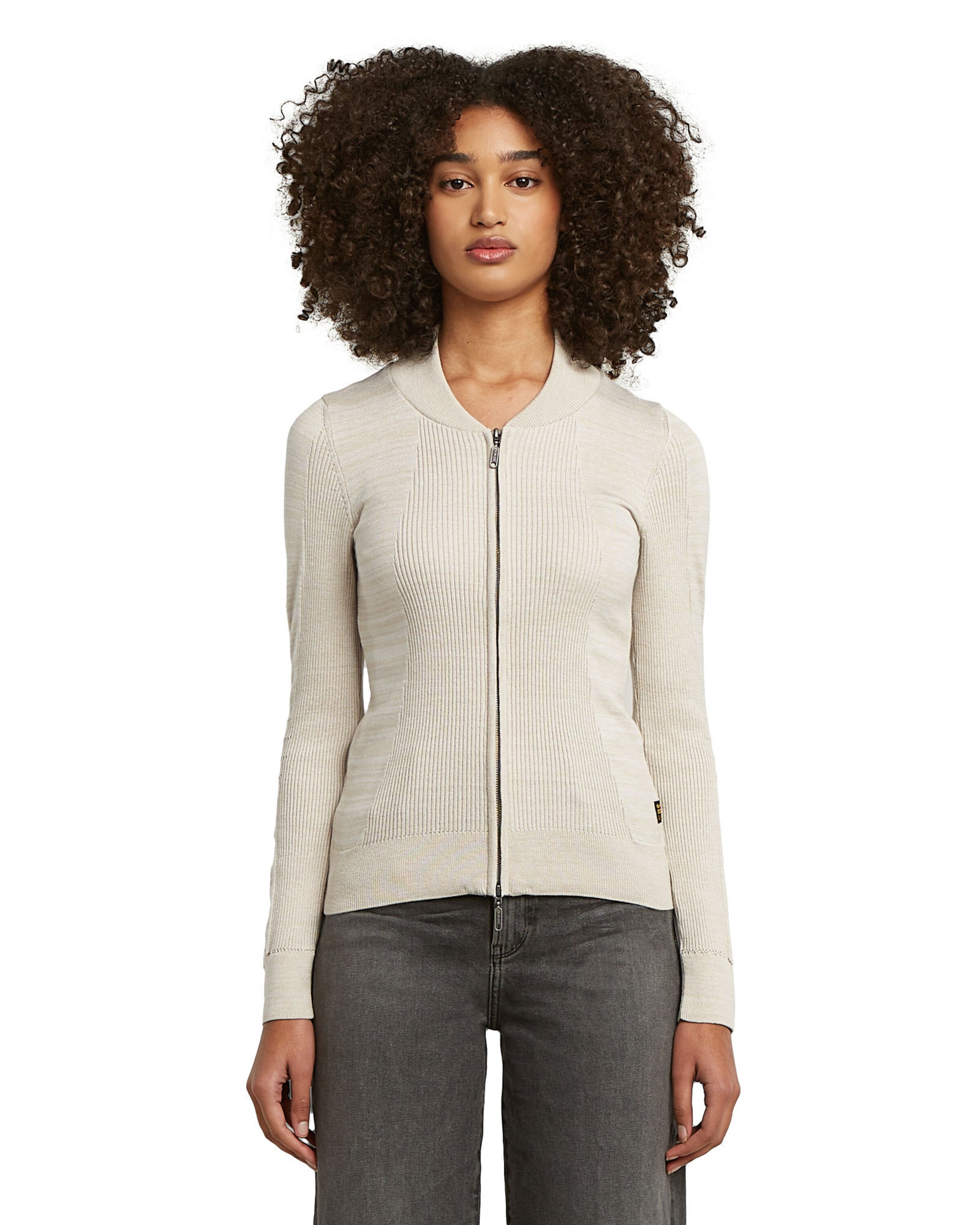 G-STAR Trui in Wit: voorkant