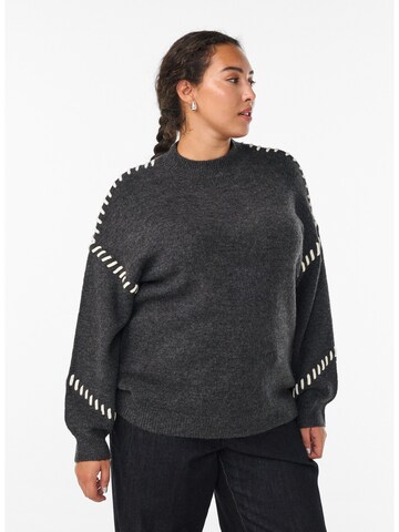 Zizzi - Pullover em cinzento: frente