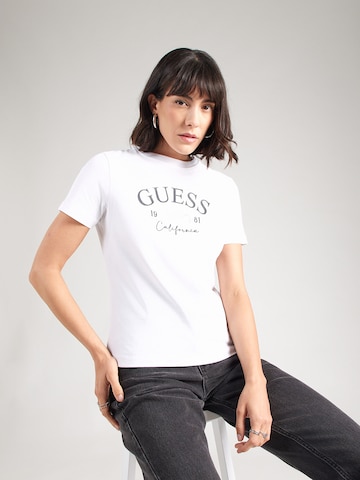GUESS Tričko 'BEATRIZ' – bílá: přední strana