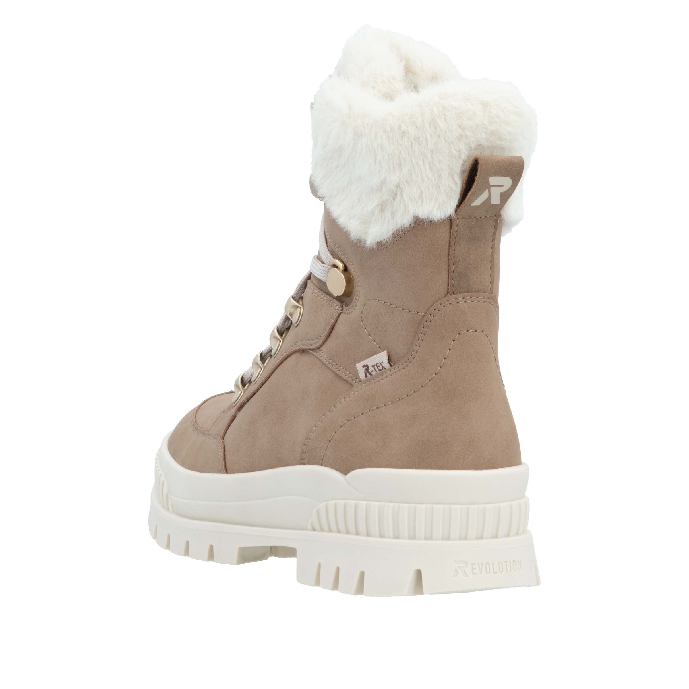 Rieker Veterlaarsjes 'Evolution' in Beige