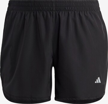 ADIDAS PERFORMANCE Workout Pants 'Marathon 20' in Black: front