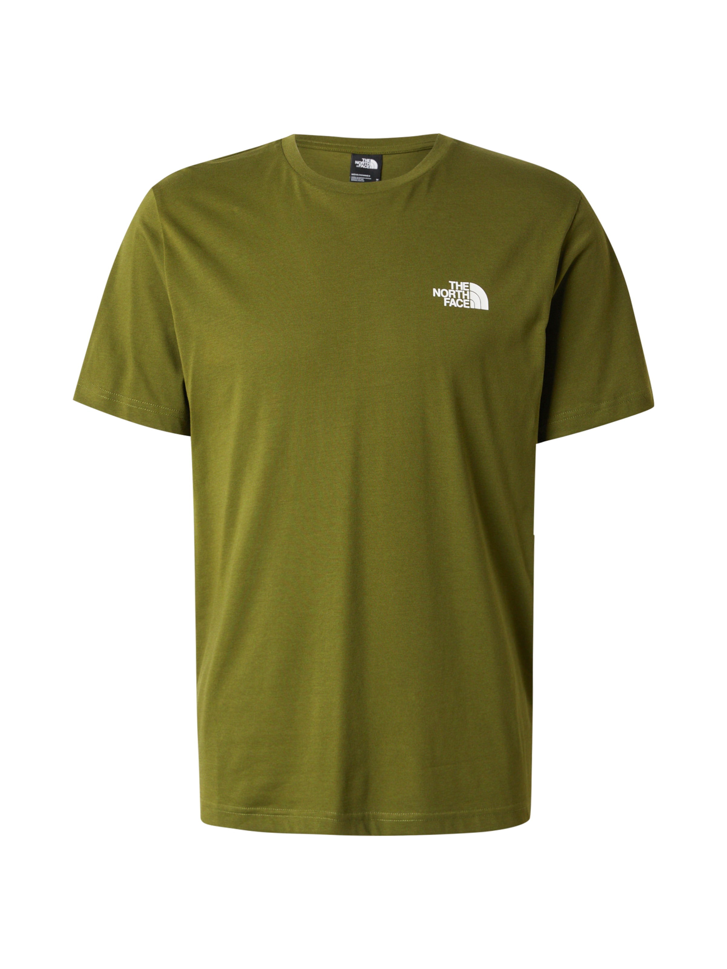 Tricou 'Simple Dome' de la THE NORTH FACE pe verde: față