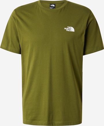 Maglietta 'Simple Dome' di THE NORTH FACE in verde: frontale