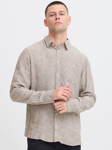 BLEND Regular fit Overhemd ' BHBobby Shirt stripe ' in Bruin