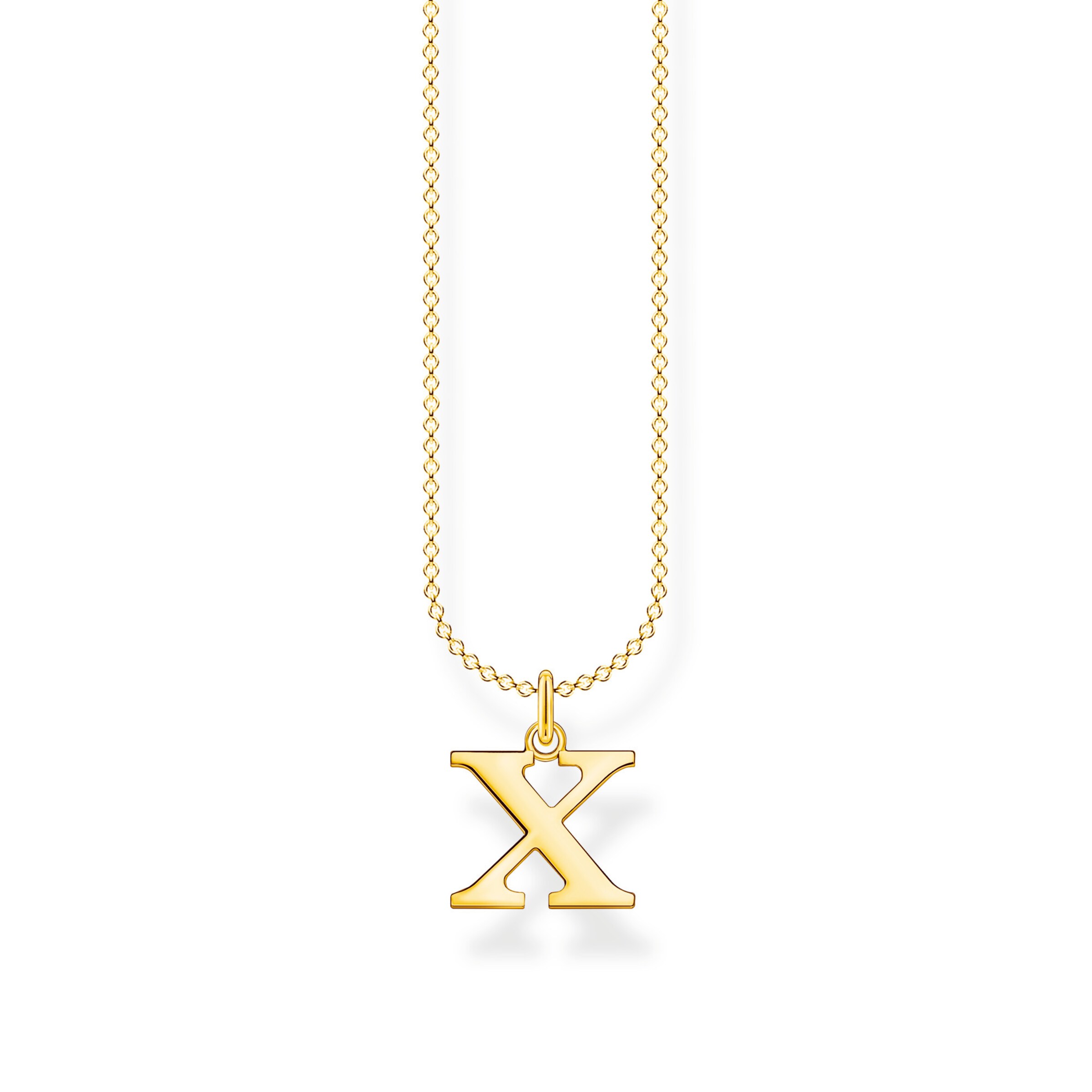 Thomas Sabo Necklace 'X' in Gold: front