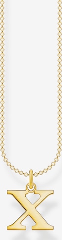 Thomas Sabo Kette 'X' in Gold: predná strana