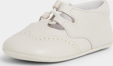 Scarpa bassa di Pisamonas in beige: frontale