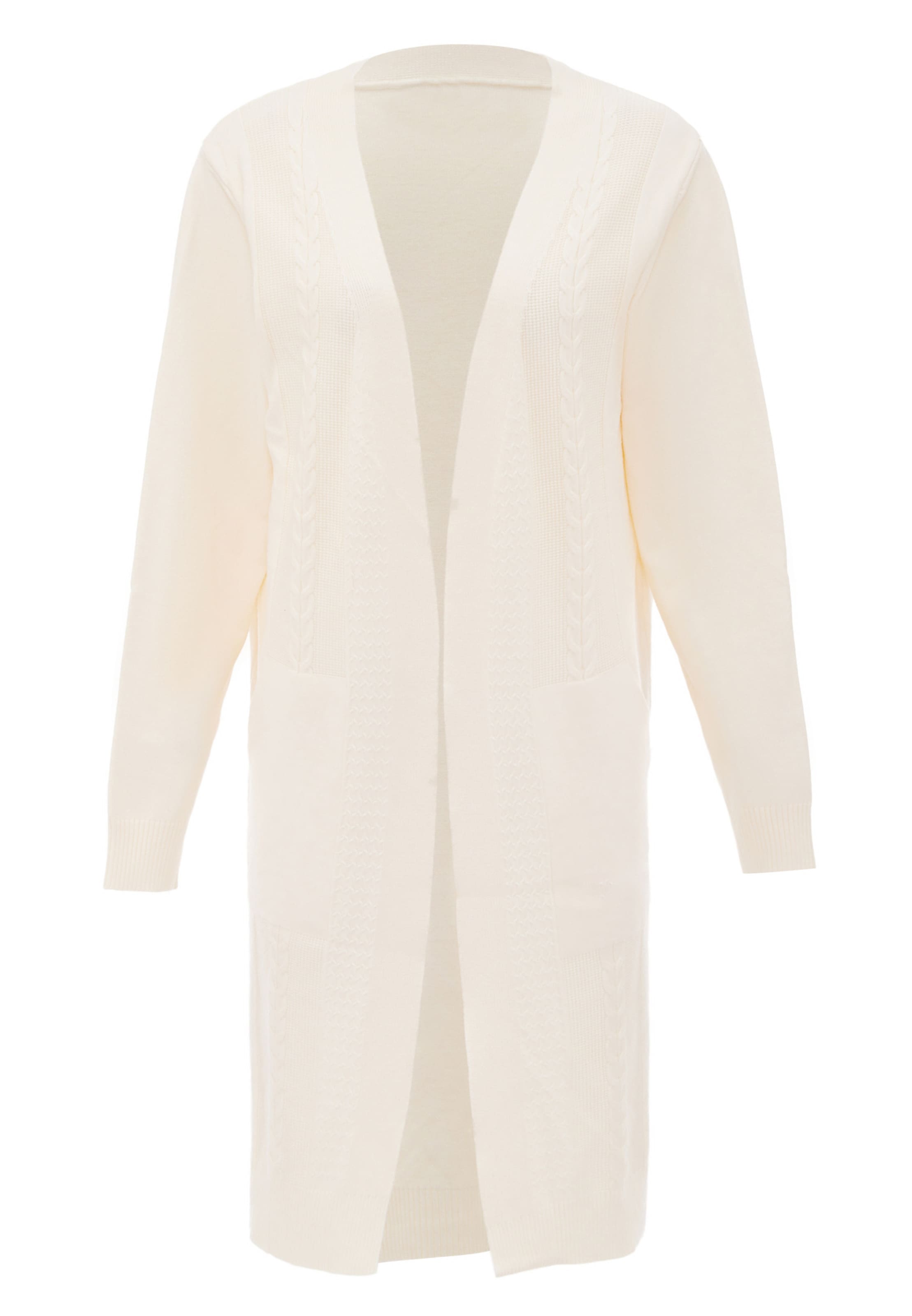 ALARY Strickjacke in Weiß: Vorderseite