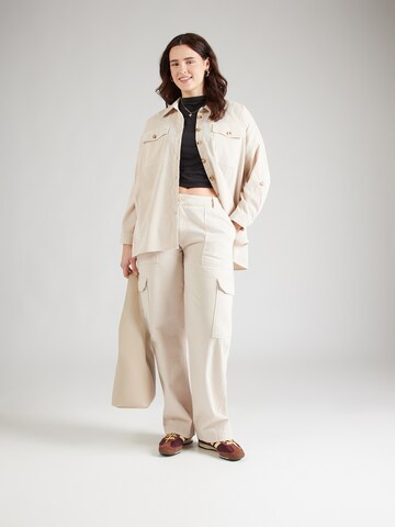 Z-One Blouse 'Ro44nja' in Beige