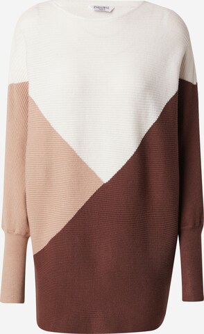 ZABAIONE Sweater 'Cariba' in White: front