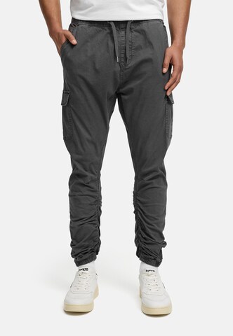 INDICODE JEANS Regular Chino trousers 'Proff' in Grey: front
