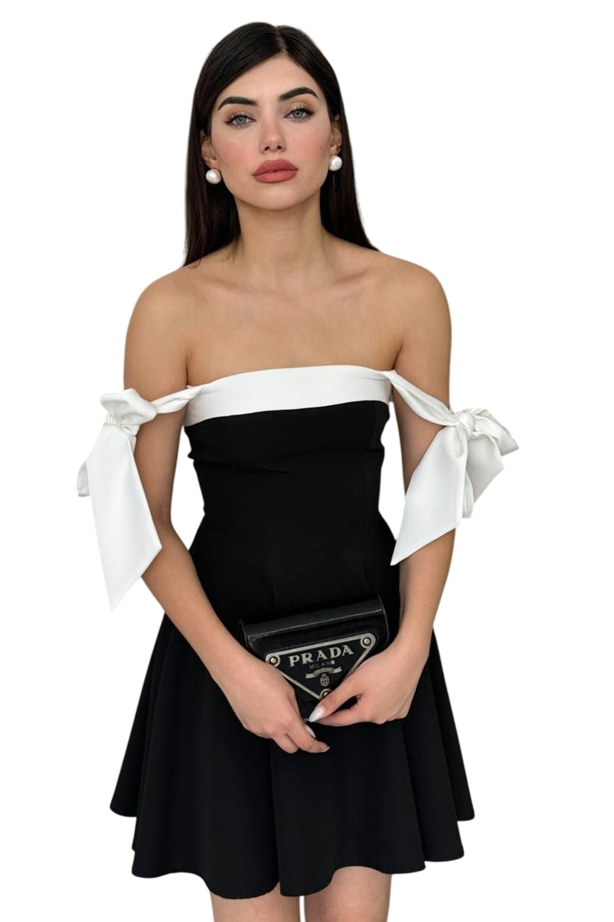 Robe WOMAN VISION en noir : devant