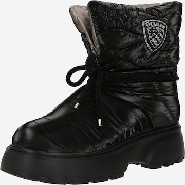 Blauer.USA Lace-Up Ankle Boots in Black: front