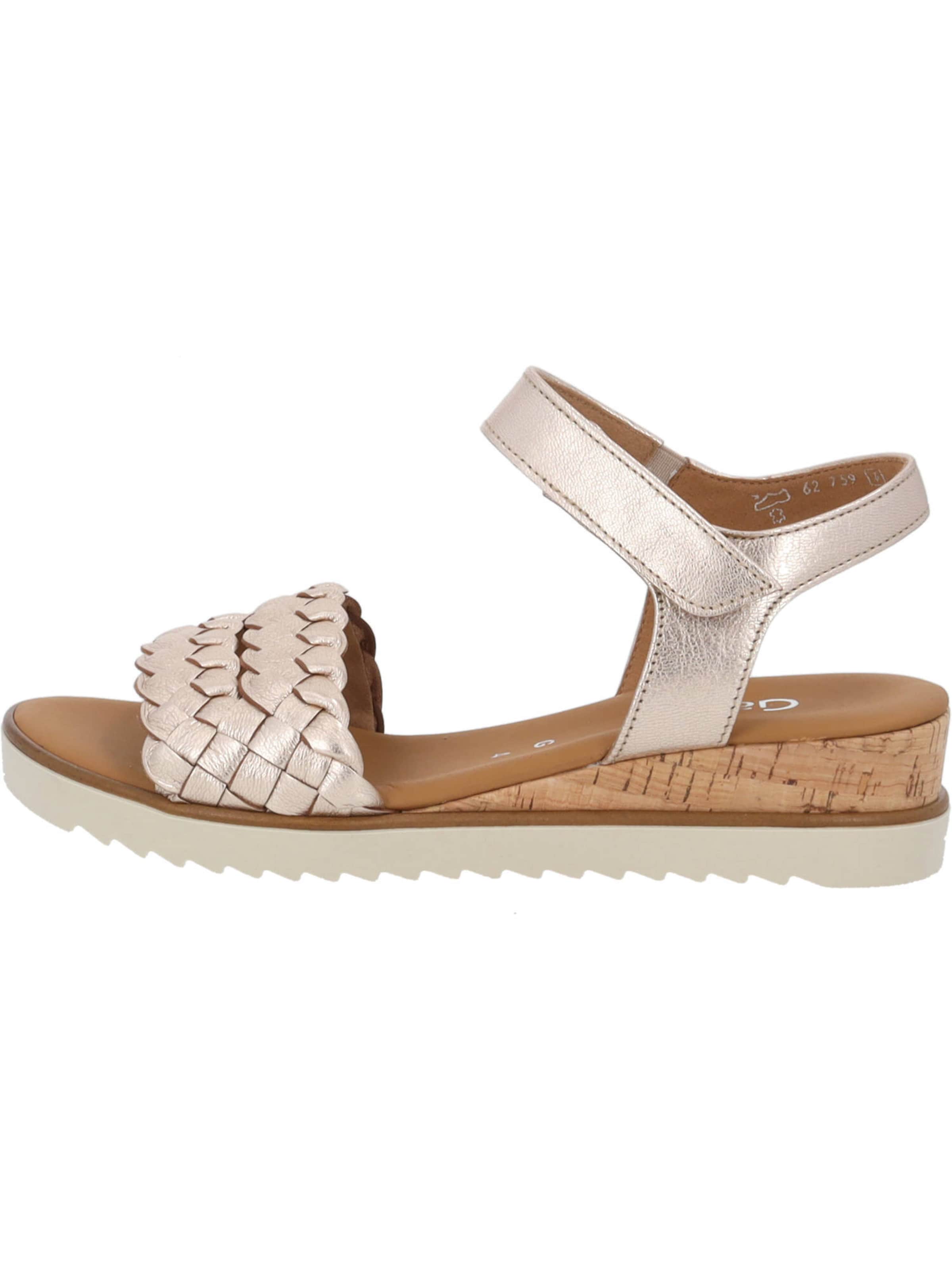 GABOR Strap sandal 'Comfort 62.759' in Beige