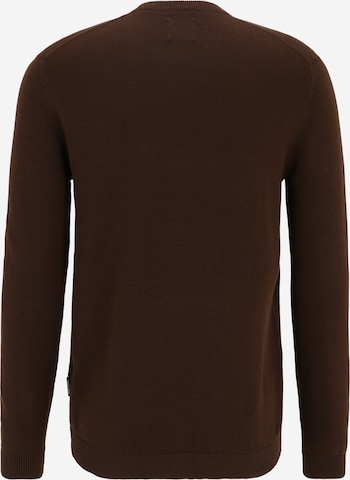 Only & Sons Regular Fit Pullover 'Alex' in Braun