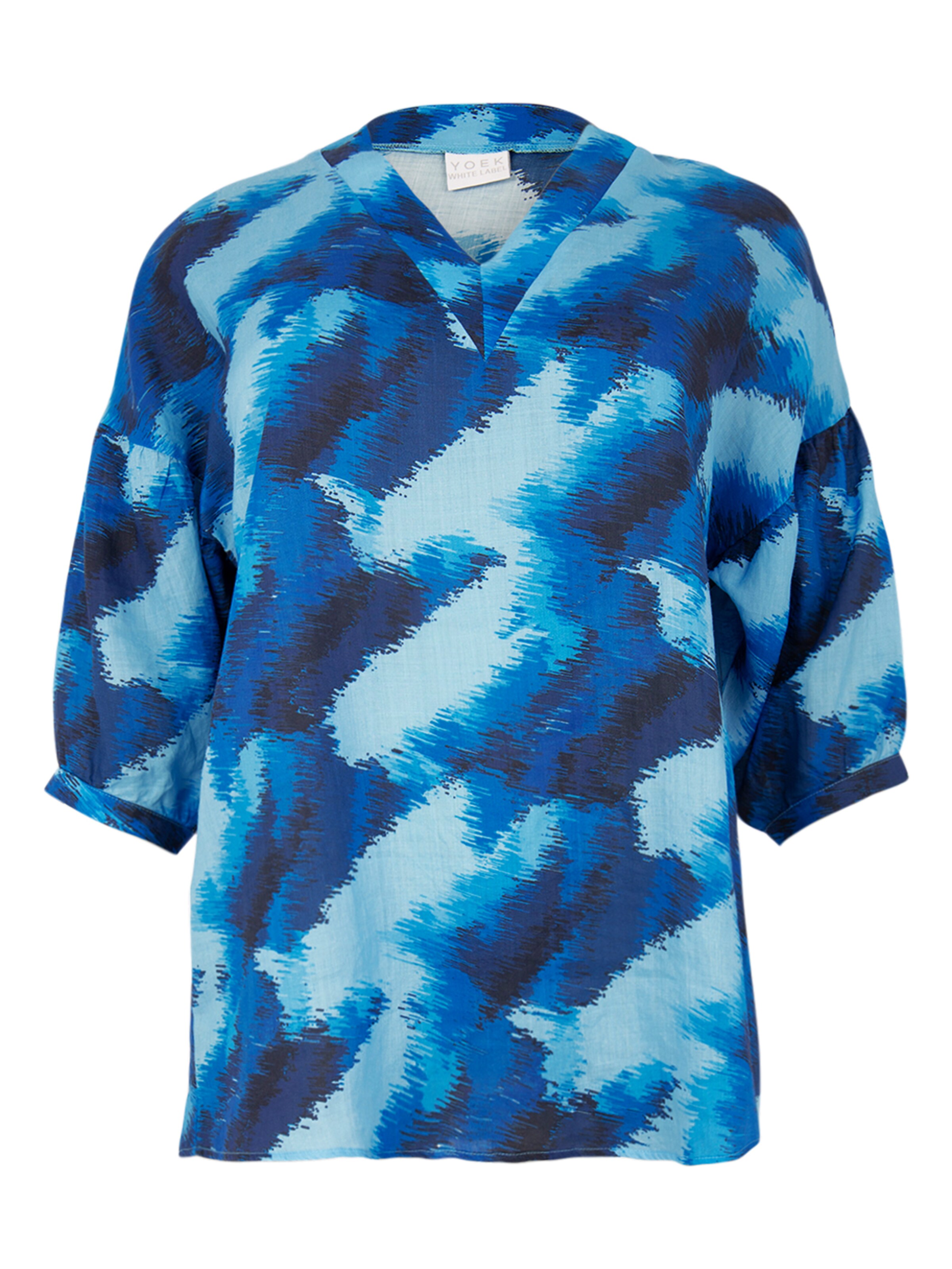 YOEK Tuniek in Blauw: voorkant