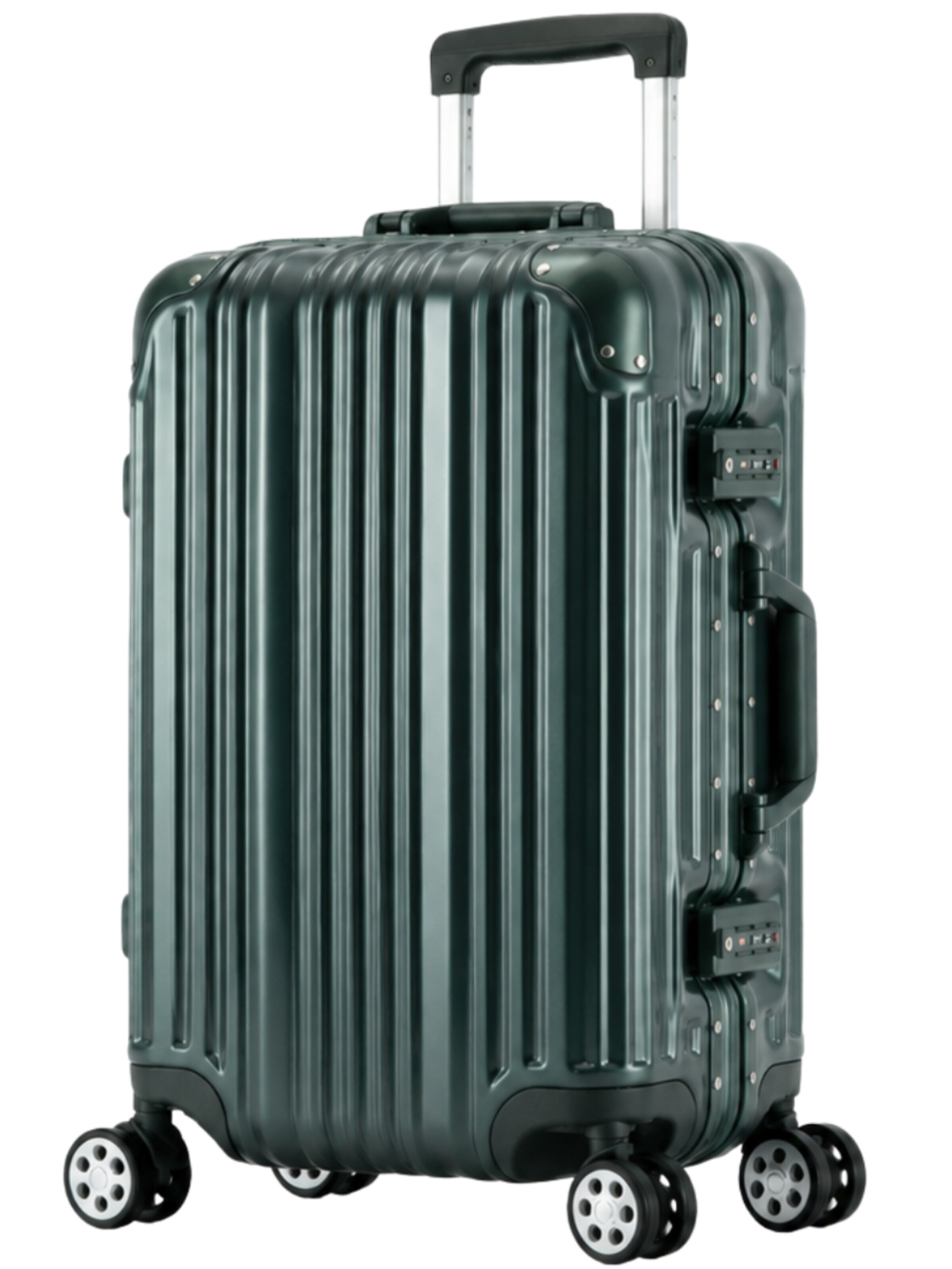 Travelhouse Suitcase 'London' in Green: front