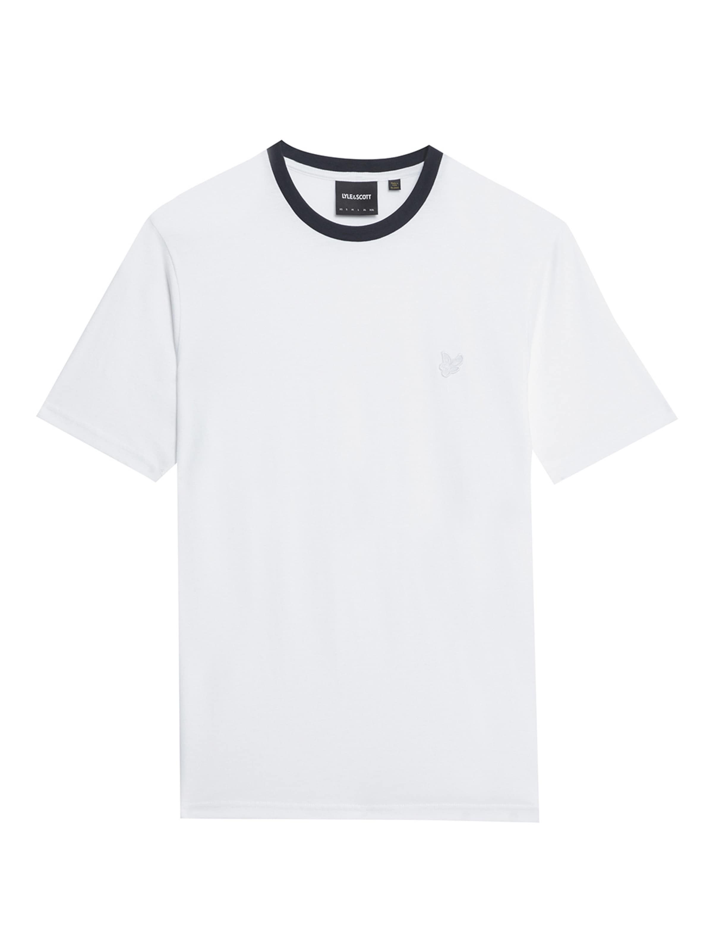 Lyle & Scott Shirt in Wit: voorkant