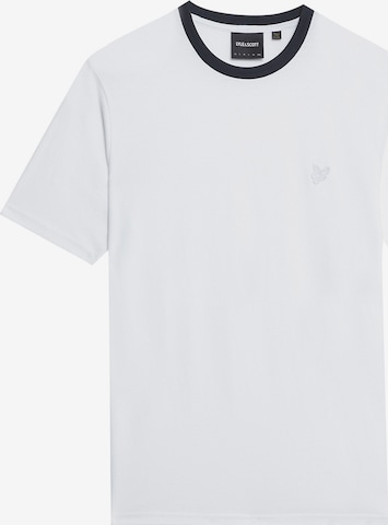 T-Shirt Lyle & Scott en blanc : devant