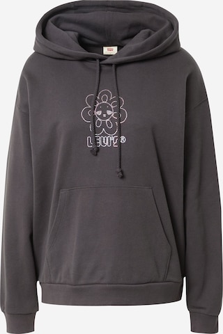 LEVI'S ® Collegepaita 'Graphic Salinas Hoodie' värissä harmaa: edessä