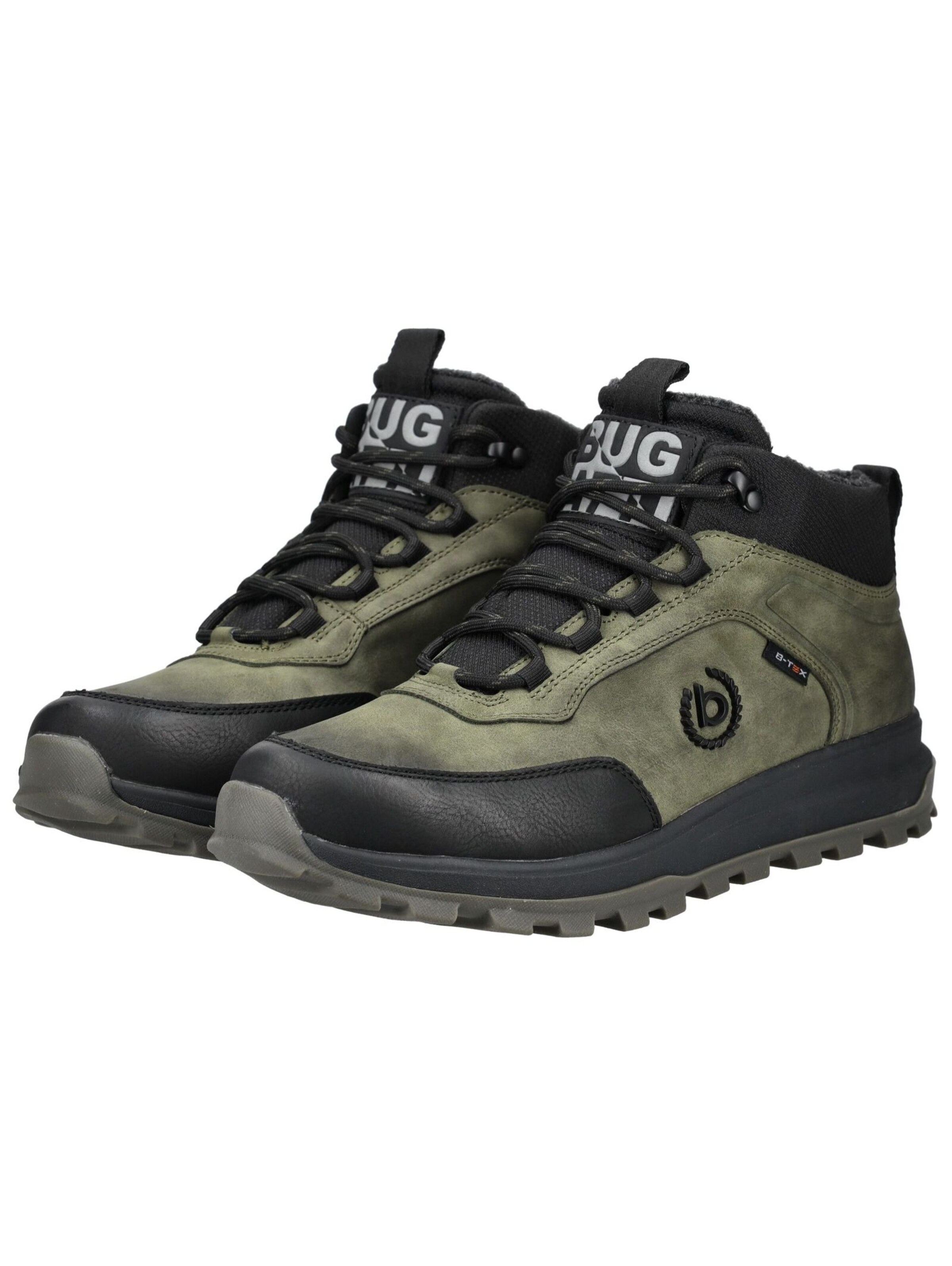 bugatti Schnürboots 'Columb' in Grün