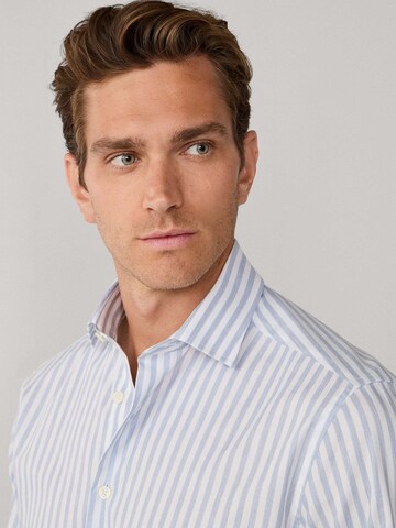 Hackett London Slim Fit Hemd in Blau