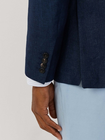 Hackett London Regular fit Blazer 'DELAVE HOPSACK' in Blue