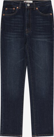 Levi's Kids Jeans 'LVG RIBCAGE STRAIGHT ANKLE' in Blauw: voorkant