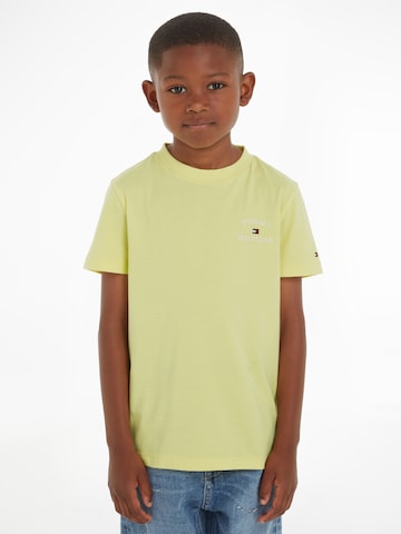 T-Shirt TOMMY HILFIGER en jaune : devant