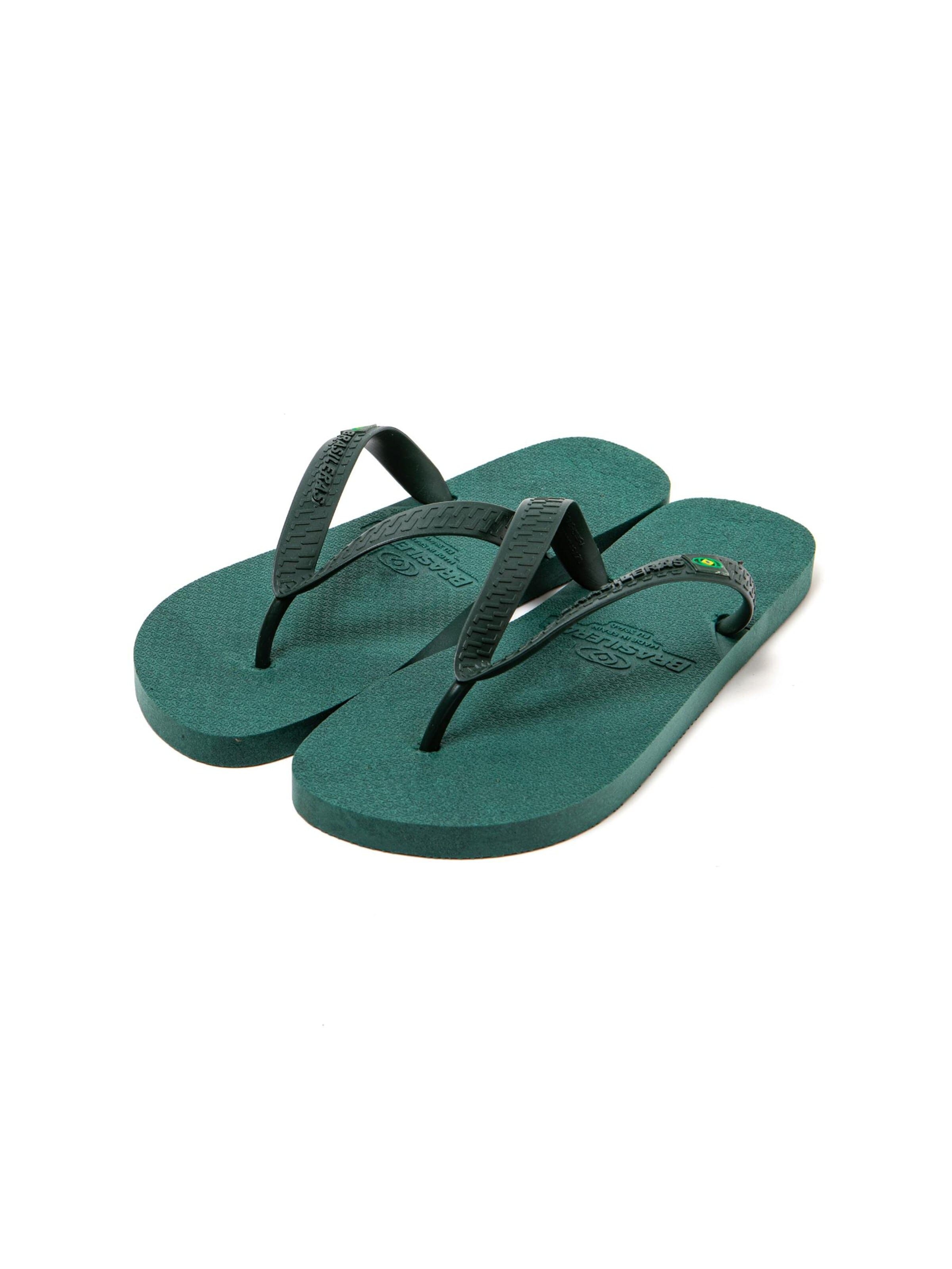 Brasileras - Chinelos de dedo 'Re Walk M' em verde