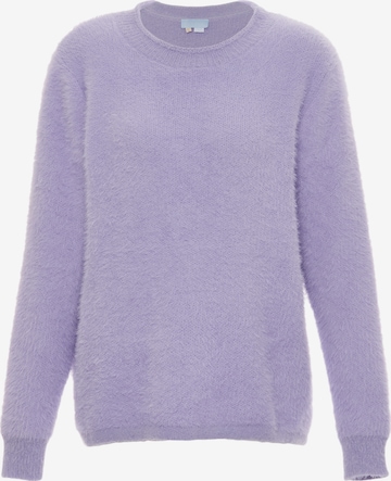 Pull-over Poomi en violet : devant