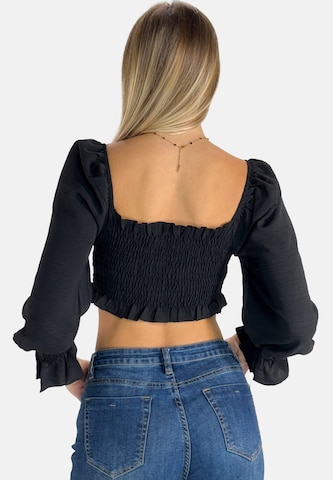 Chemisier Elara en noir