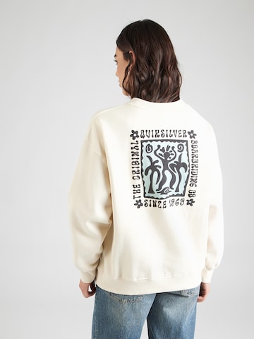 QUIKSILVER Mikina - Biela: predná strana